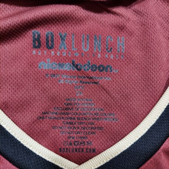 Avatar Last Airbender Fire Nation Zuko #1 Soccer Jersey Box Lunch Nickelodeon 2X - Picture 3 of 6